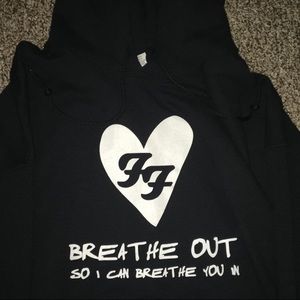 Deadstock foo fighters hoodie